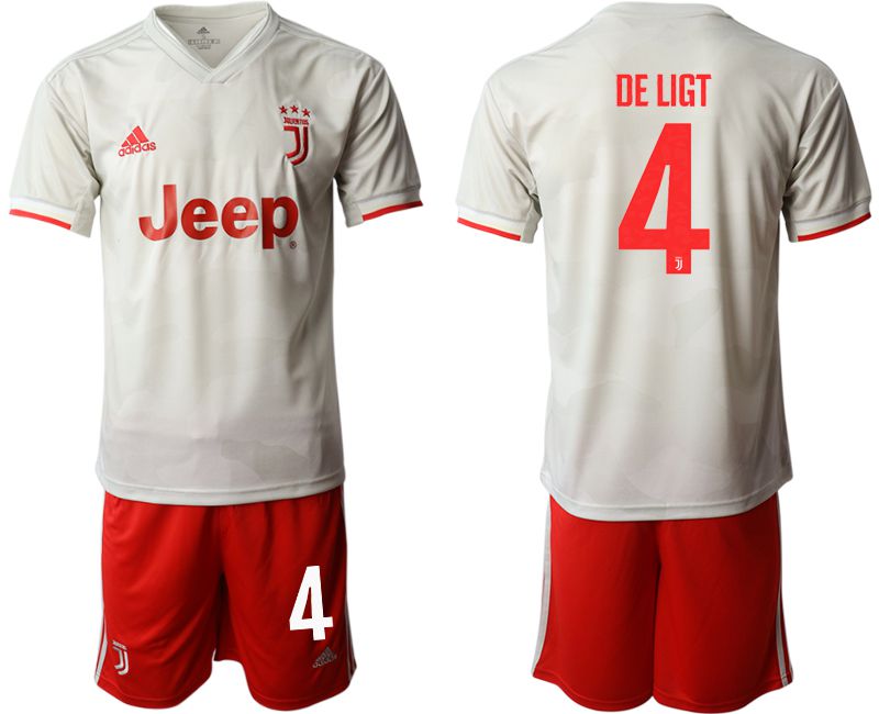 Men 2019-2020 club Juventus FC hoaway #4 white Soccer Jerseys